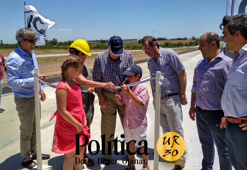 Rossi inauguró By Pass en Ecilda y estuvo en Boca del Cufré.