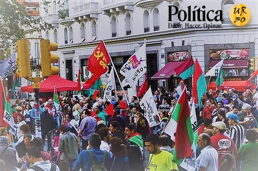 Unidad Popular se manifiesta ante las internas