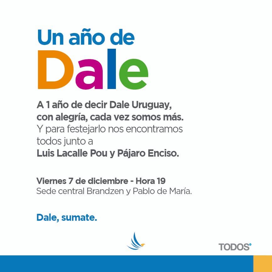 Dale Uruguay celebra su primer año