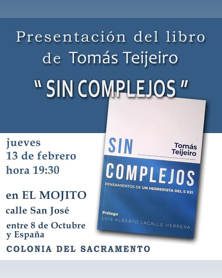 Teijeiro presentó su libro en Colonia