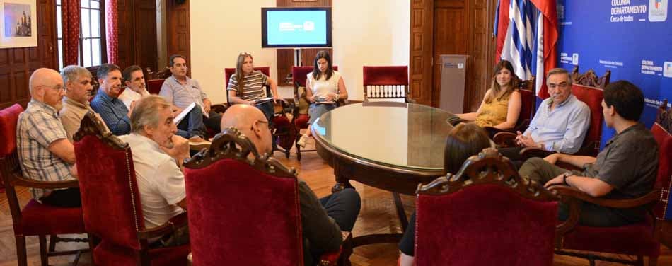 Intendente y Técnicos de la Intendencia se reunieron con equipo de OPP