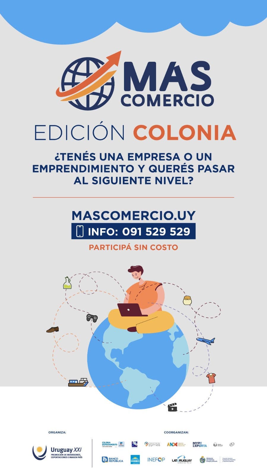 Más Comercio: apoyo gratuito para emprendimientos y empresas colonienses que desean exportar