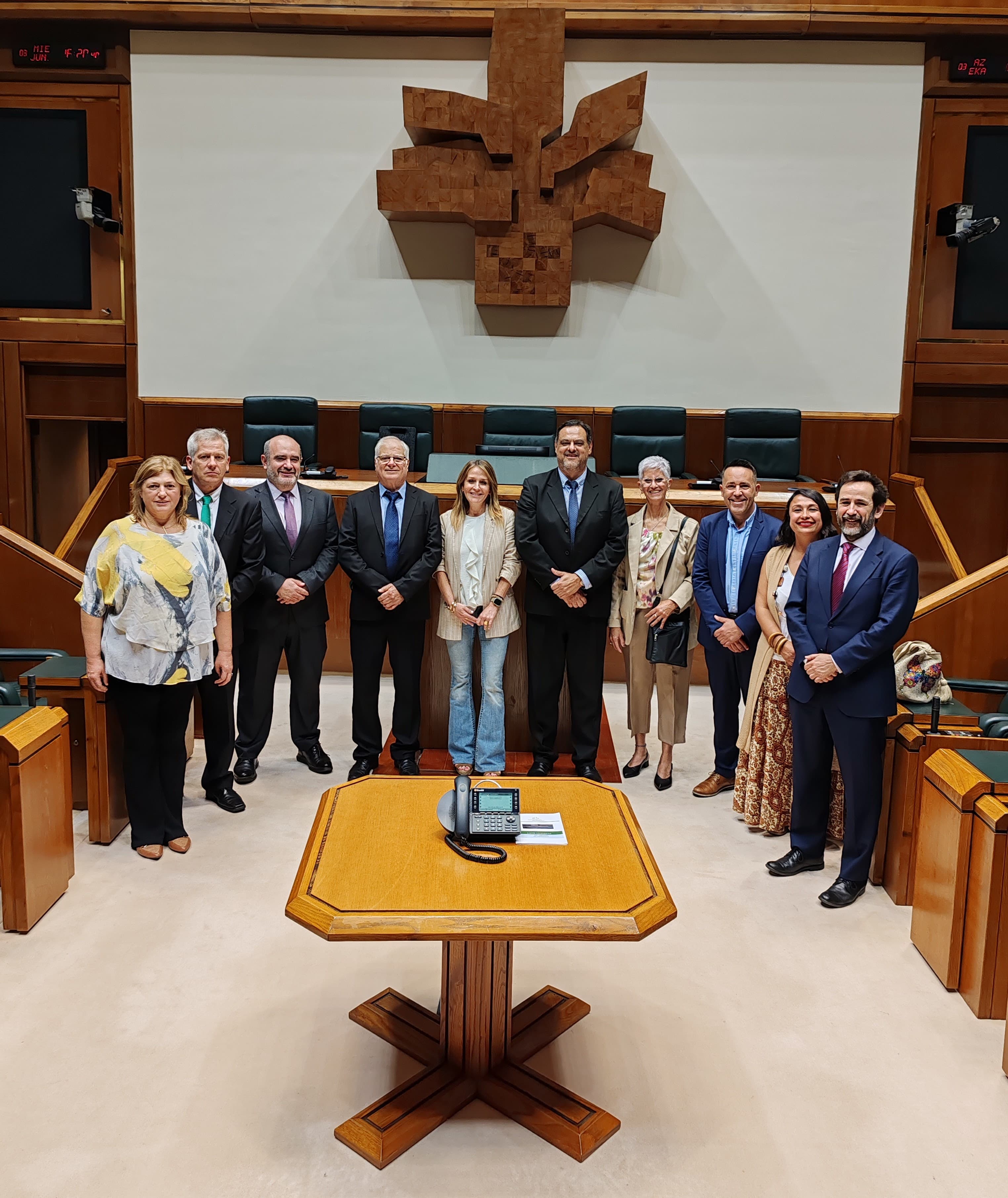 Continúan  los intercambios entre el Gobierno Departamental y el Gobierno Vasco