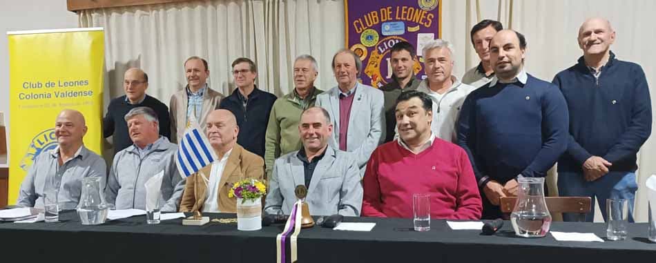 Club de Leones de Colonia Valdense reeligió a Eduardo Deleón como presidente para el período 2026-2027
