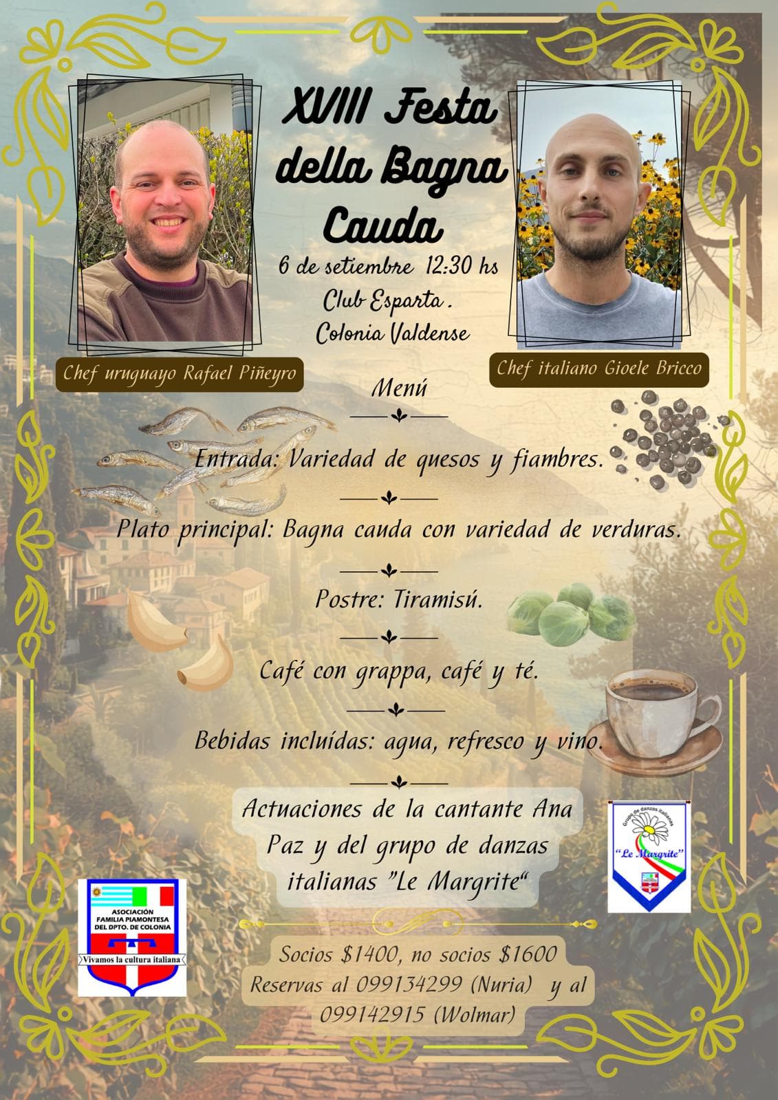 Todo listo para XIII Festa della Bagna Cauda