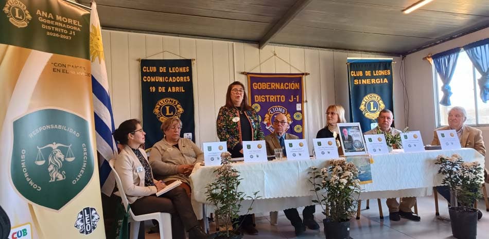 Clubes de Leones fortalecieron su trabajo institucional durante el fin de semana