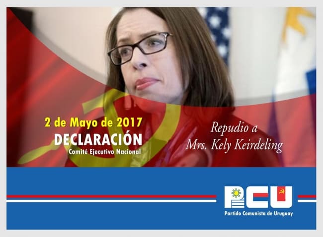 PCU a Embajadora de EE.UU: recomienda "callarse"