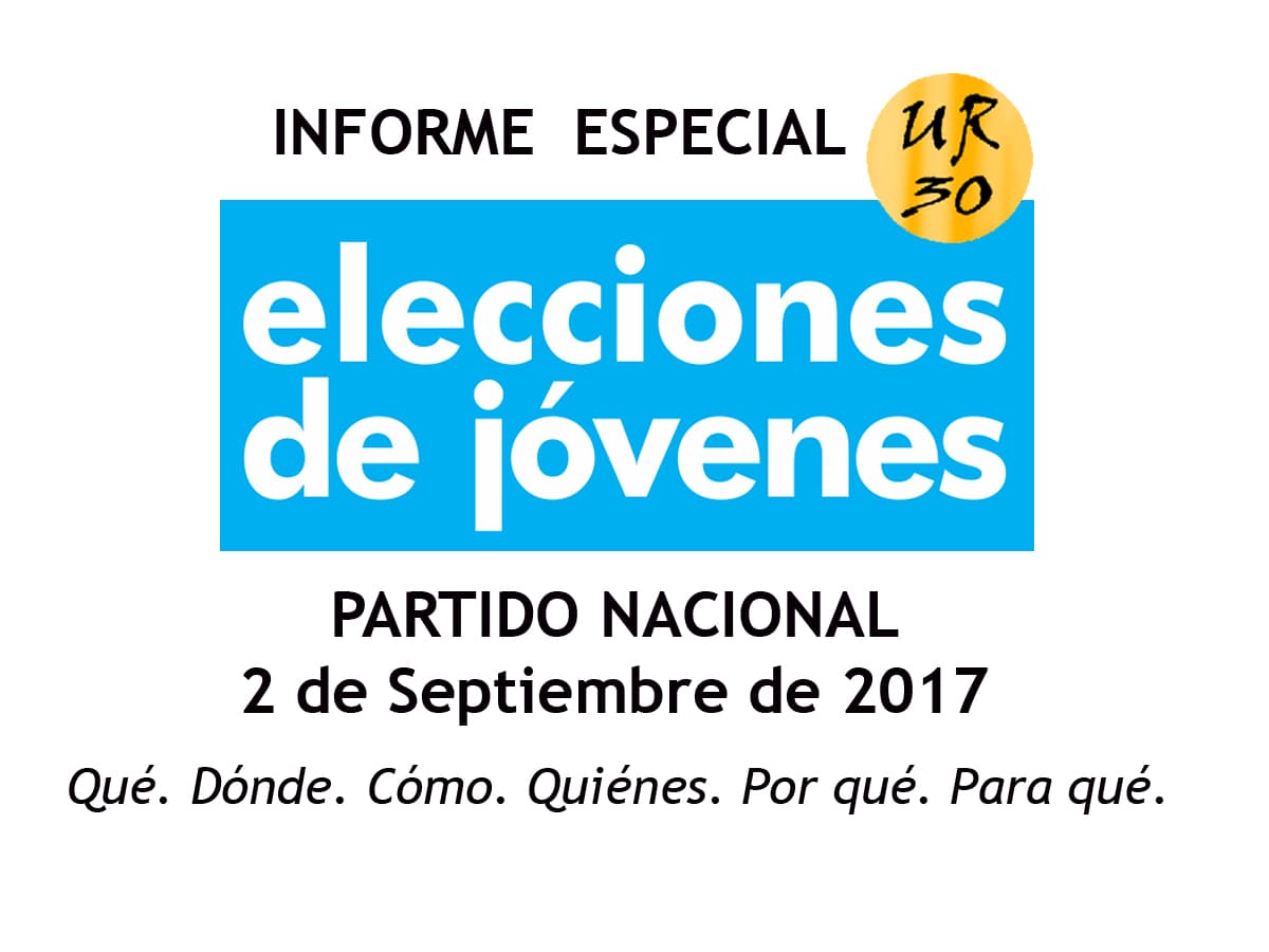 EXCLUSIVO INFORME de UR30: Elecciones del Partido Nacional