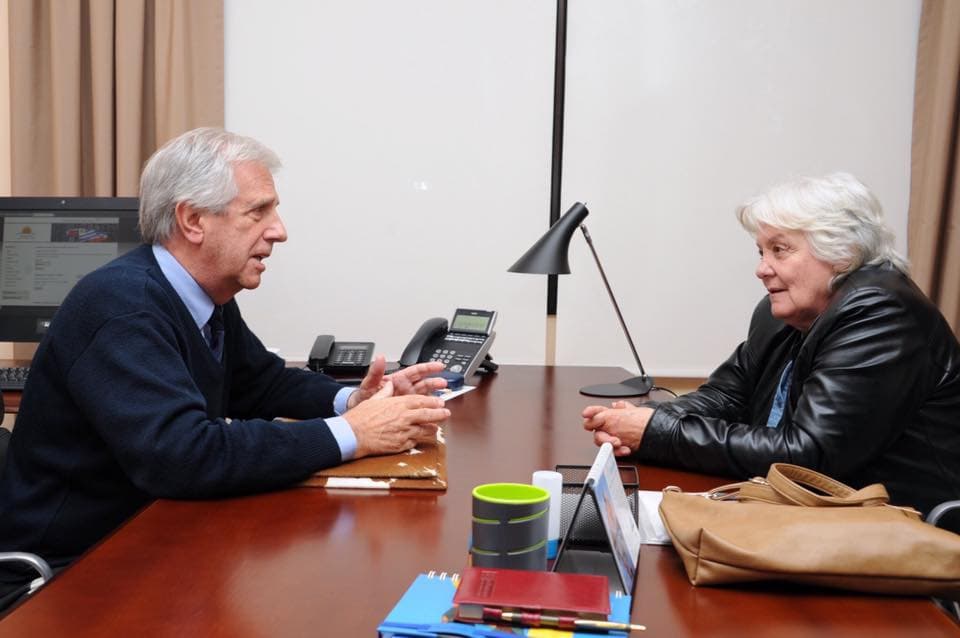Vázquez se reunió con Topolansky