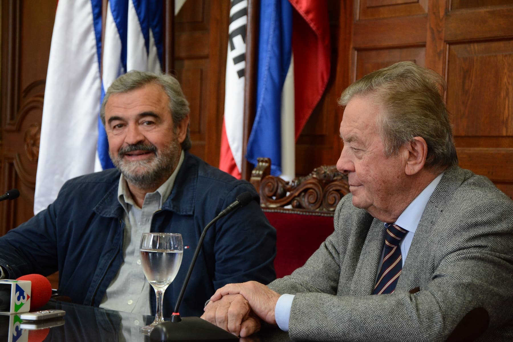Larrañaga estuvo con Moreira
