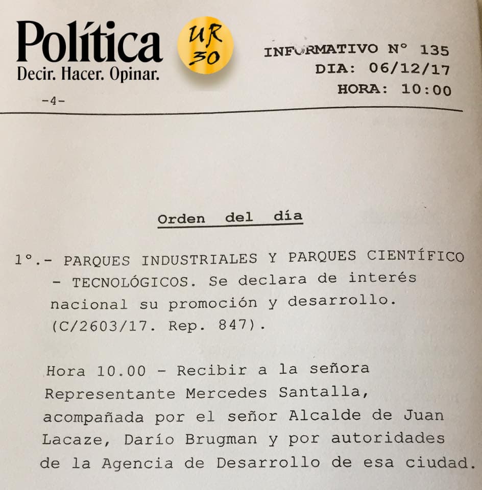 Comisión de Industria recibió a Juan Lacaze