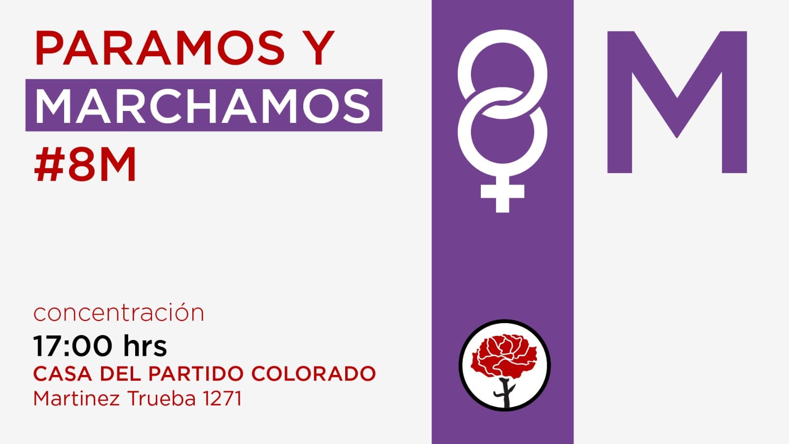 Partido Colorado en el 8M
