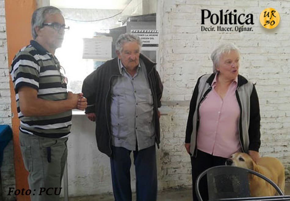 Mujica, Topolansky y Castillo juntos en domingo