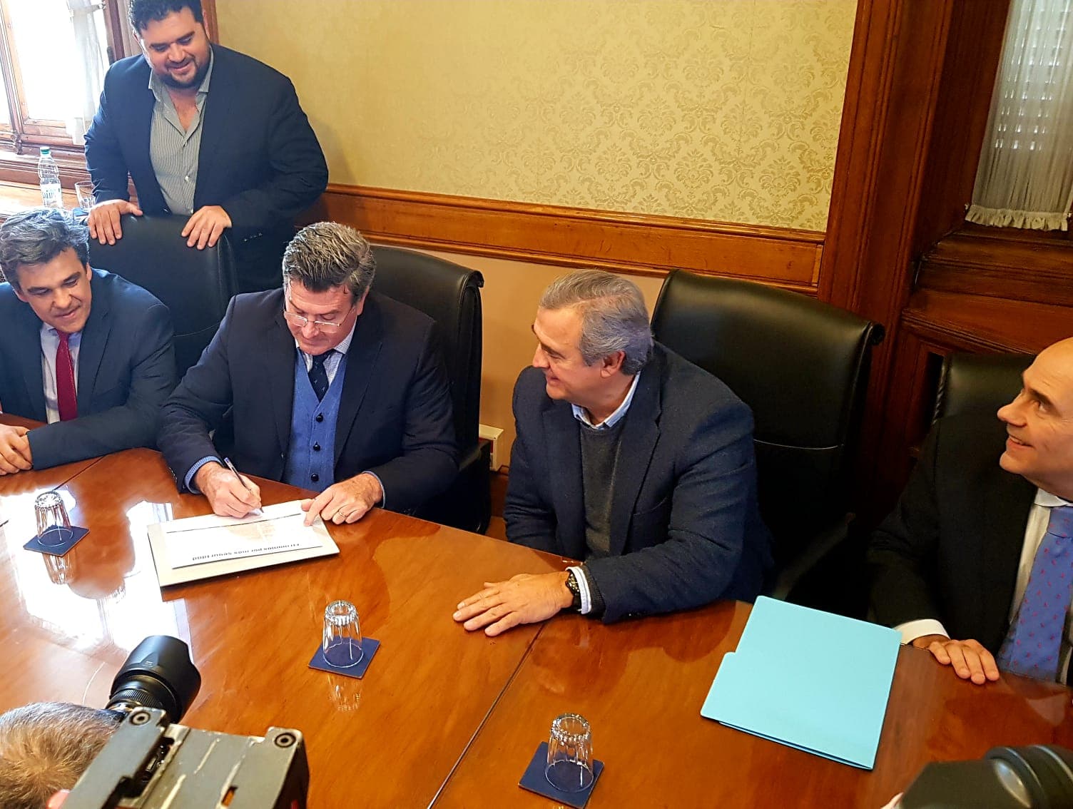 Bordaberry firmó en campaña de Larrañaga