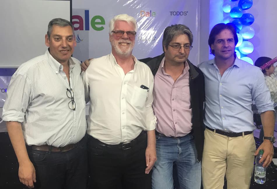 DALE celebró: Lacalle Pou, Enciso y Brusco