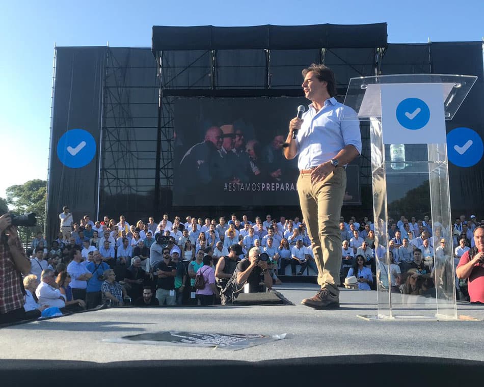 Lacalle Pou: "es mi mejor momento"