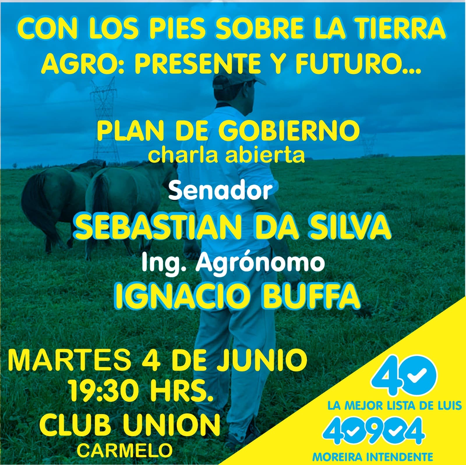 "Con los pies sobre la tierra"