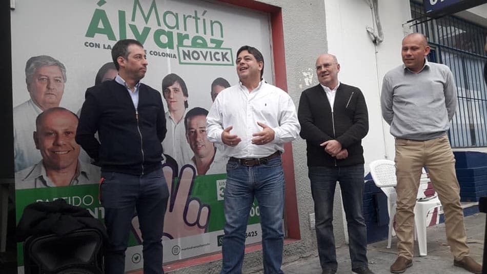 Novick recorrió el Departamento