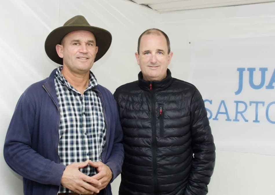 Sartori en lanzamiento en Colonia