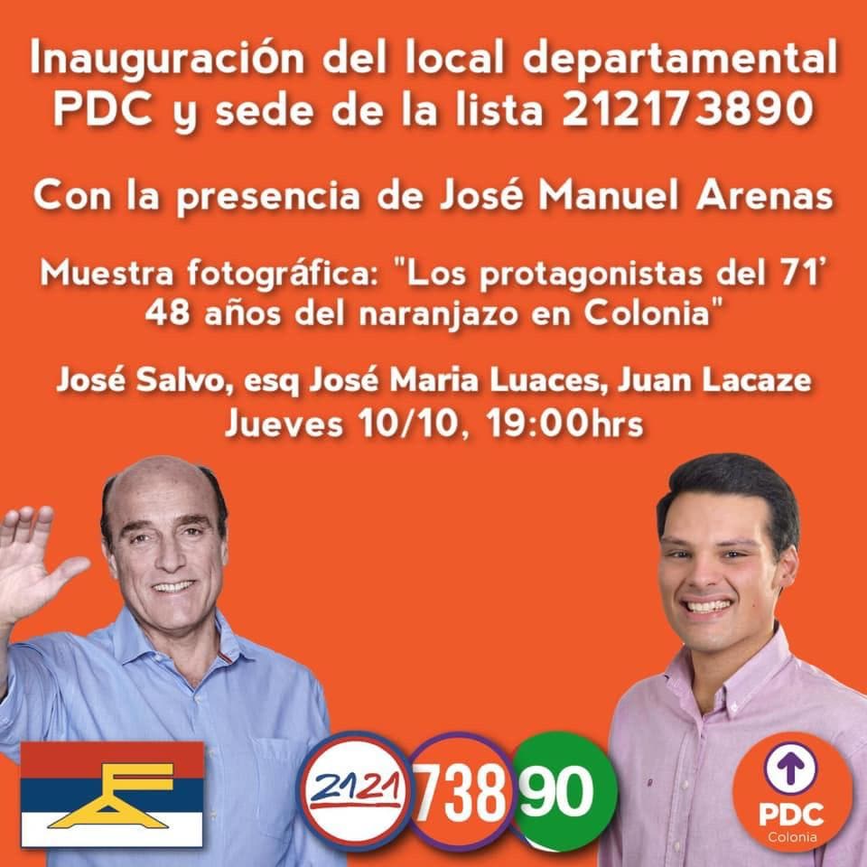 Inauguración de Local Departamental del PDC