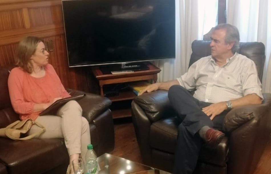 Reisch se reunió con Larrañaga