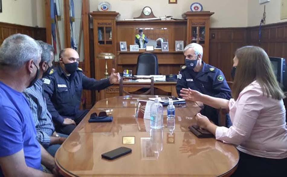 Dirigentes de Lista 71 y la seguridad