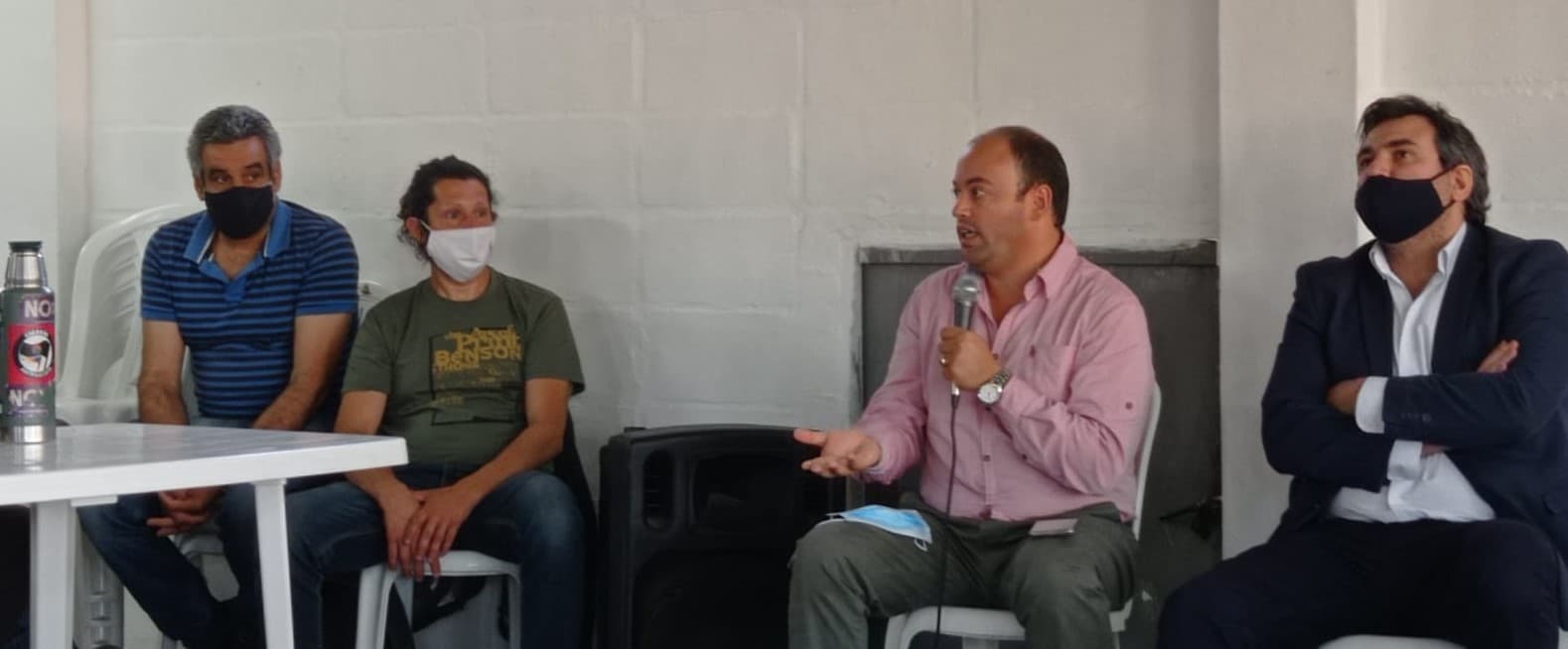 Colman y Viera en reunión por Calcar