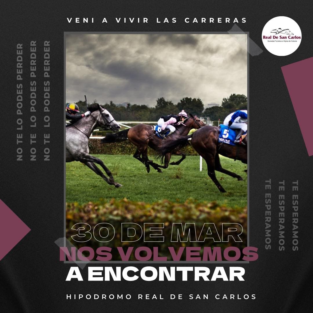 Jornada en Hipódromo Real San Carlos durante este jueves