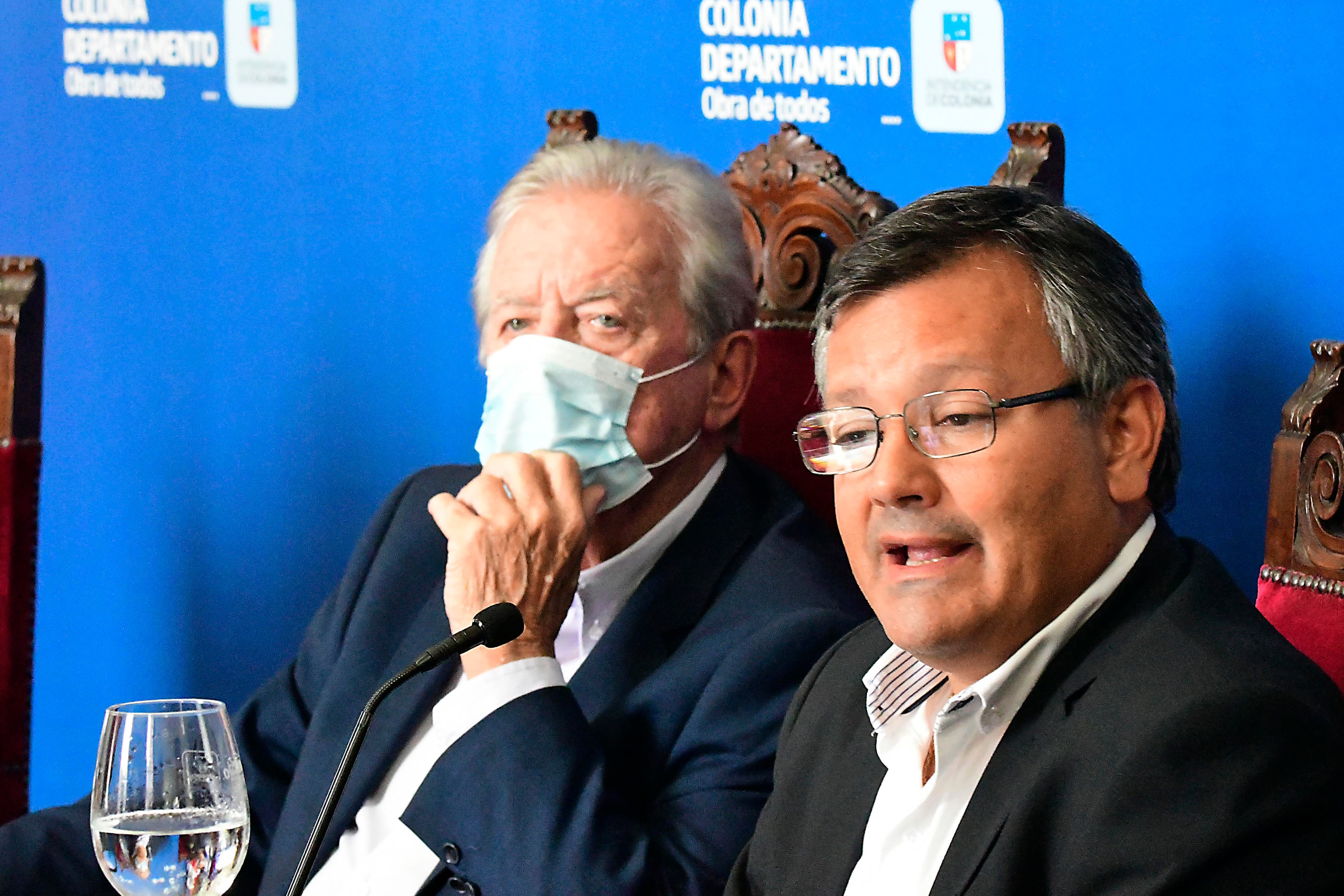 González en Colonia: temas y reuniones
