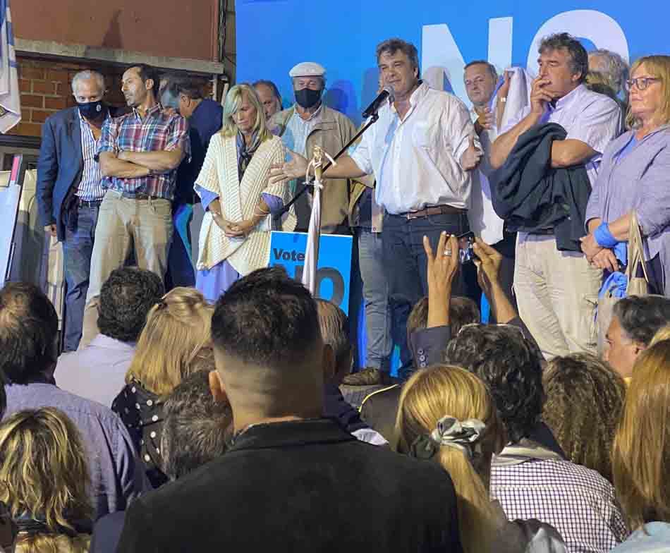 LUC: Maldonado cerró jornada por el NO