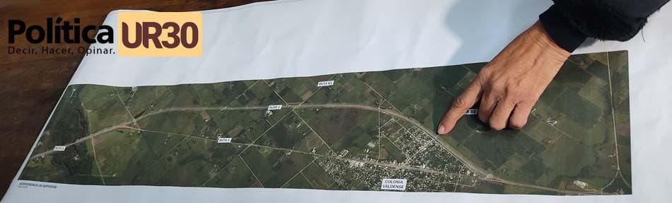Fuerzas Vivas de Valdense se reunió con técnicos del MTOP por futura doble vía