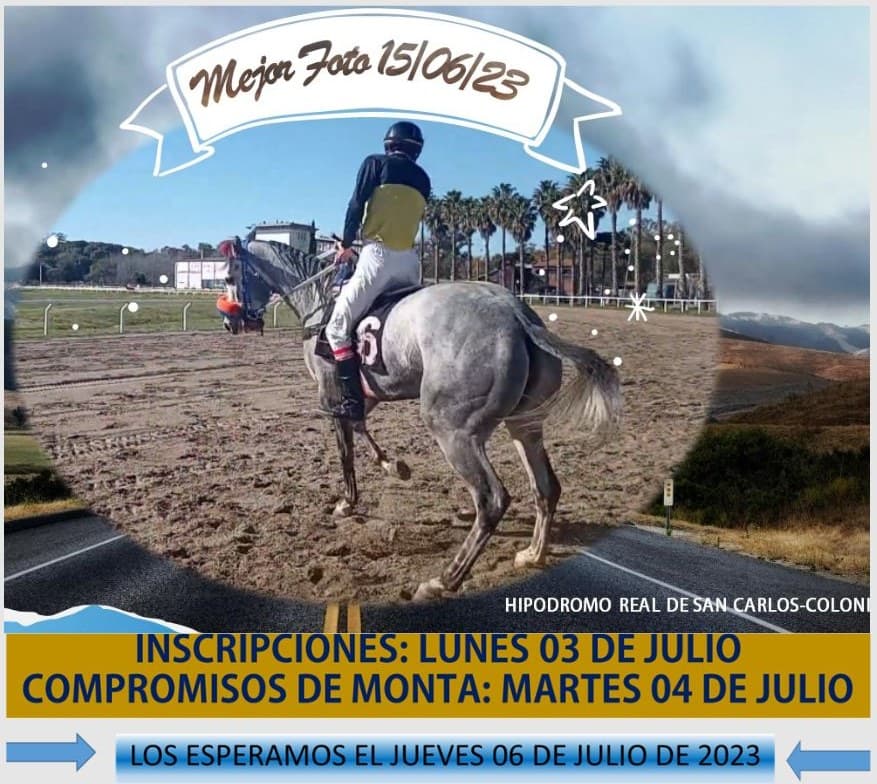 Hipódromo Real de San Carlos: información para la fecha del 6 de julio