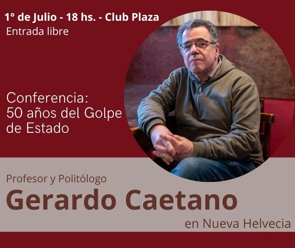Conferencia en Nueva Helvecia