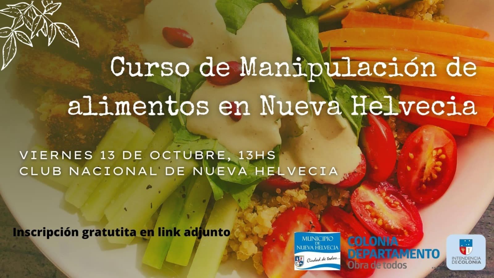 Nueva Helvecia: manipulación de alimentos