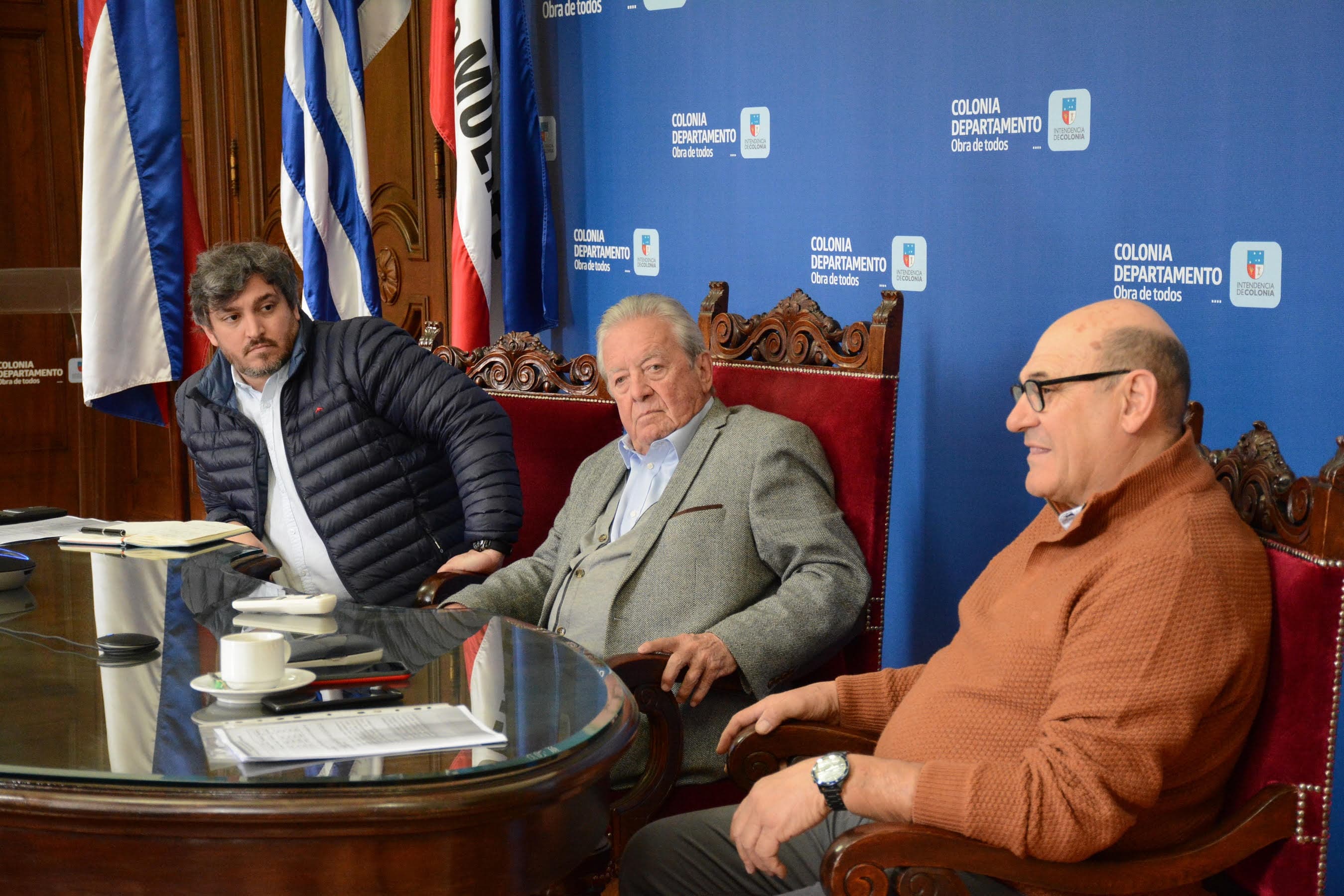 Colonia: Intendente e integrantes del CECOED recibieron al nuevo Director Nacional del SINAE