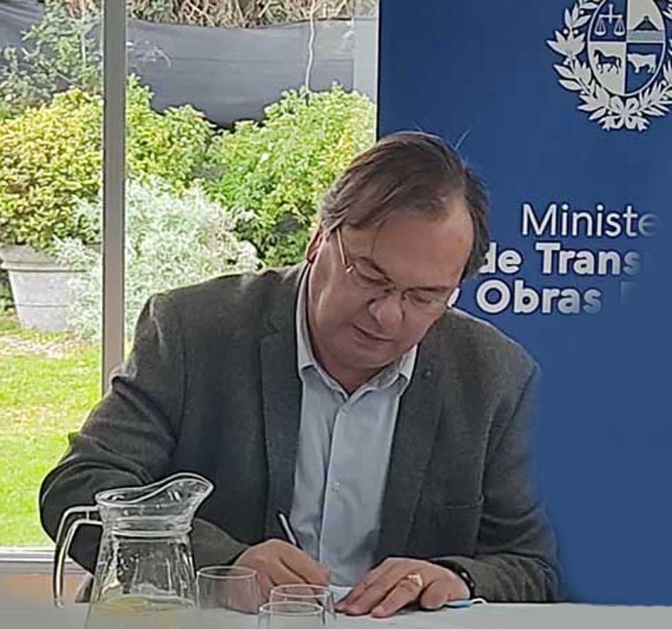 El MTOP firma convenios sociales este sábado en Colonia con la presencia del Ministro Falero
