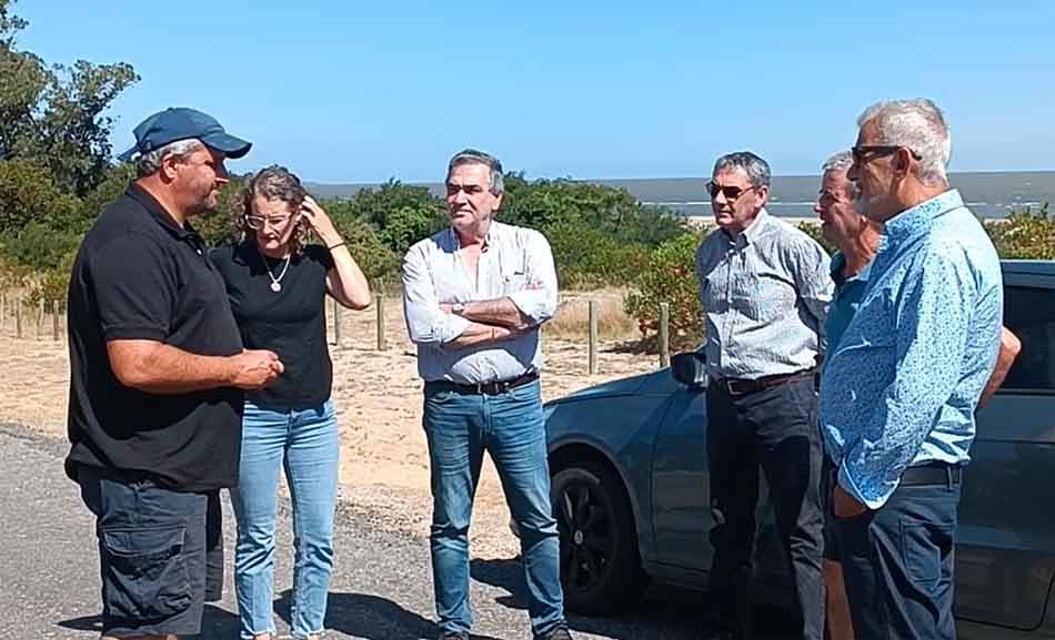 Guillermo Rodríguez recorrió cadena de Playas del este de Colonia