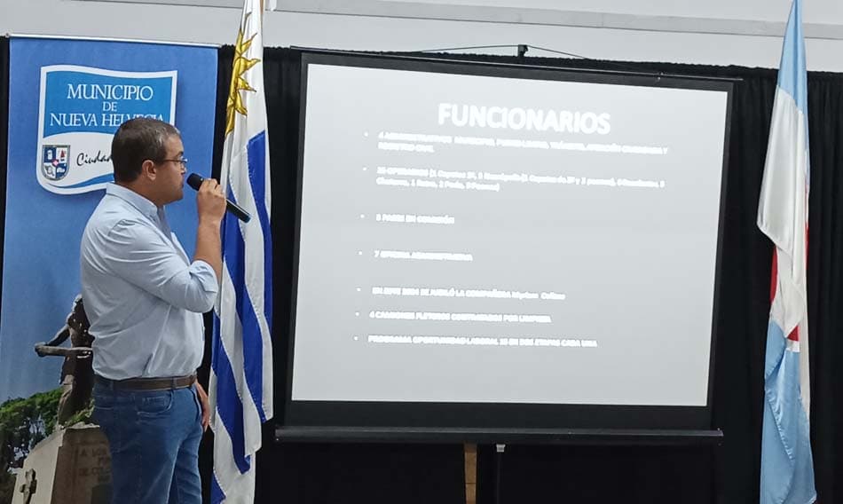Municipio de Nueva Helvecia rindió cuentas de  2023 - 2025