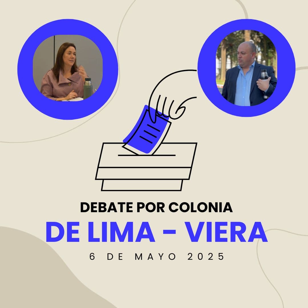 Hay debate por Colonia: De Lima y Viera en un encuentro a nivel nacional