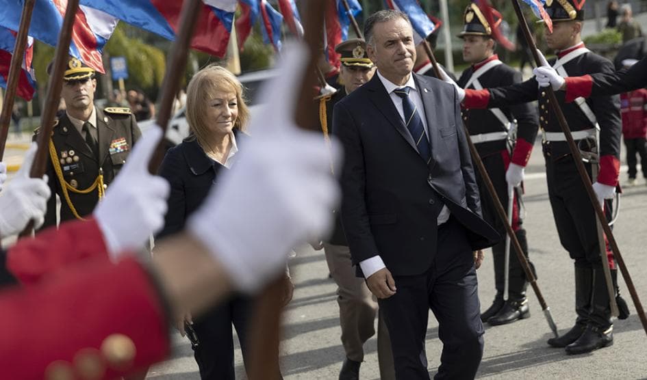 Presidente Orsi encabezó acto por el 214.° aniversario de la Batalla de Las Piedras