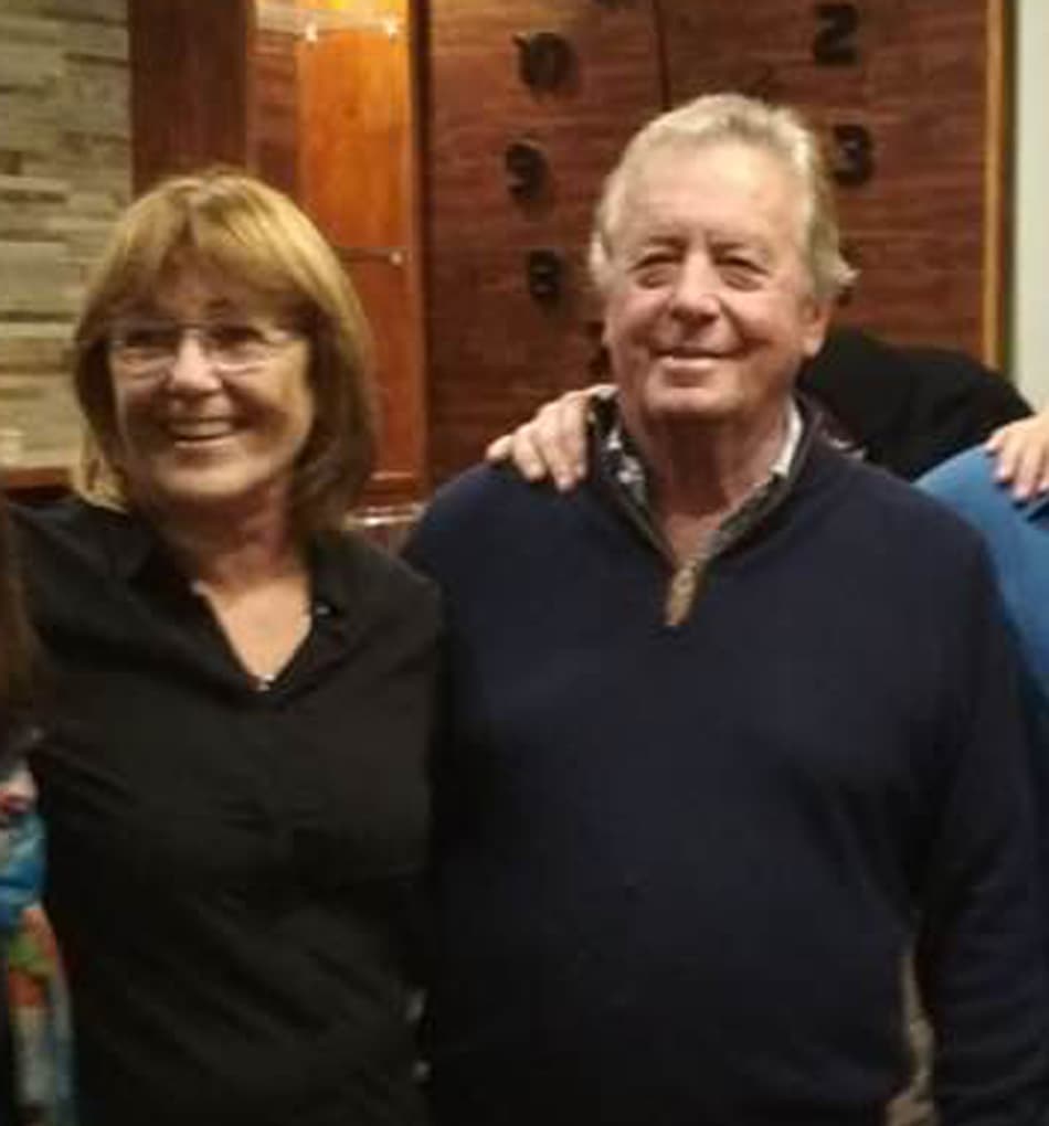 Mary Alvarez con Moreira en Rosario