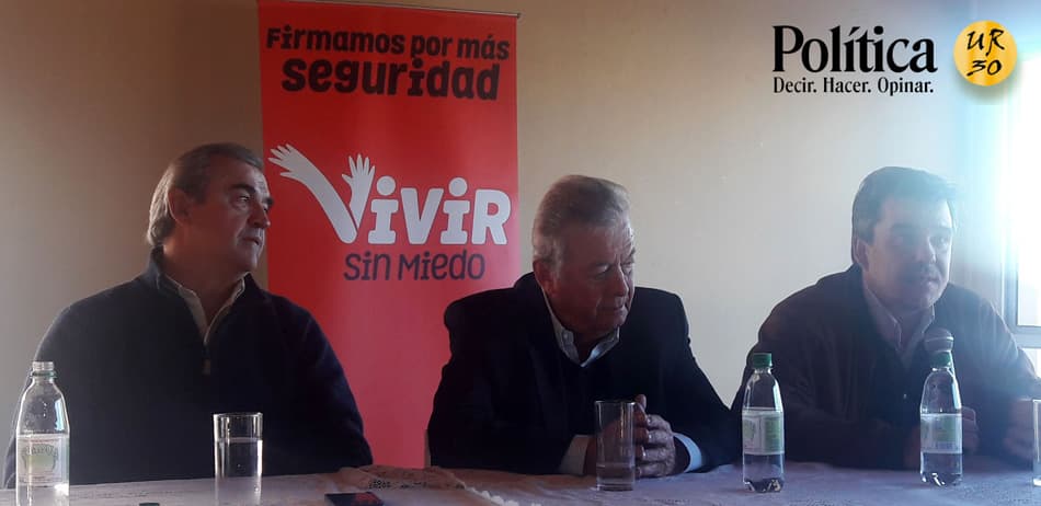 Larrañaga en Nueva Helvecia: "Vivir sin miedo es un derecho"