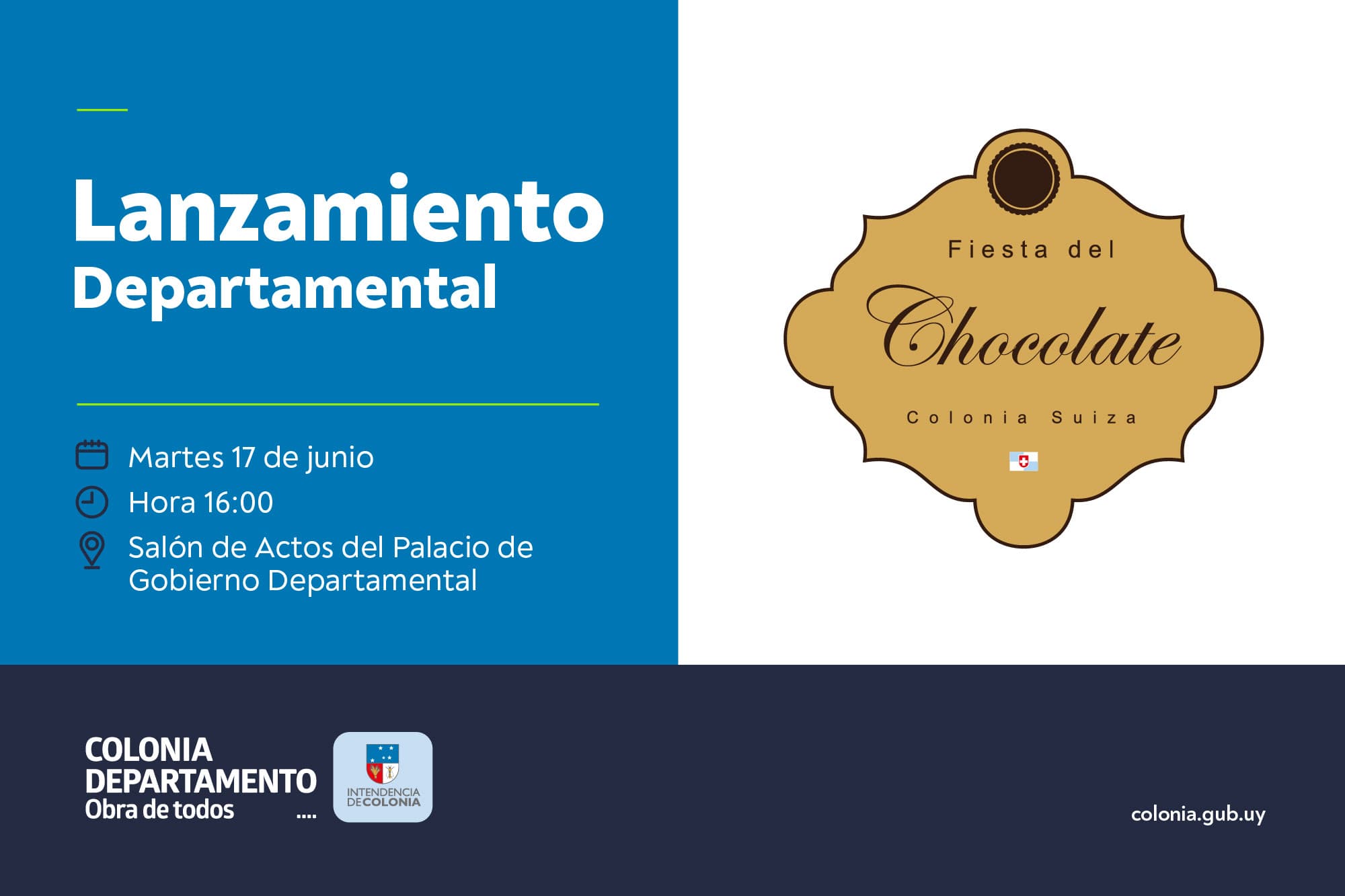 Lanzamiento departamental de la Fiesta Nacional del Chocolate será el 17 de junio