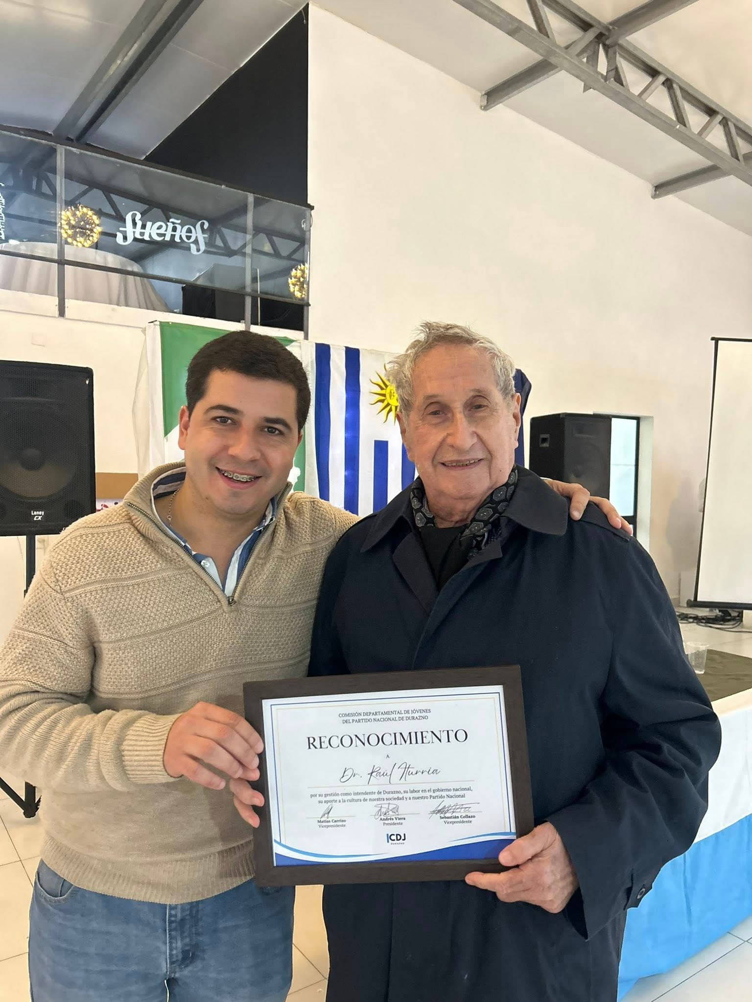 Jóvenes del Partido Nacional se reunieron en Sarandí del Yí en instancia de formación y homenaje