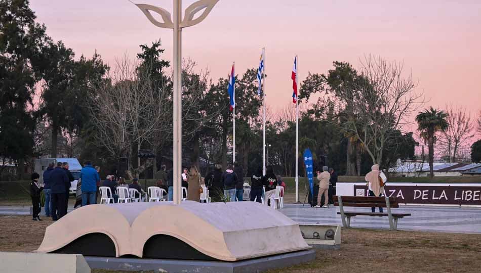 “Andrés fue el gestor incansable”: reinauguraron la Plaza de la Libertad tras su remodelación