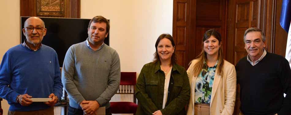 Intendente recibió a la Directora General de Educación Inicial y Primaria