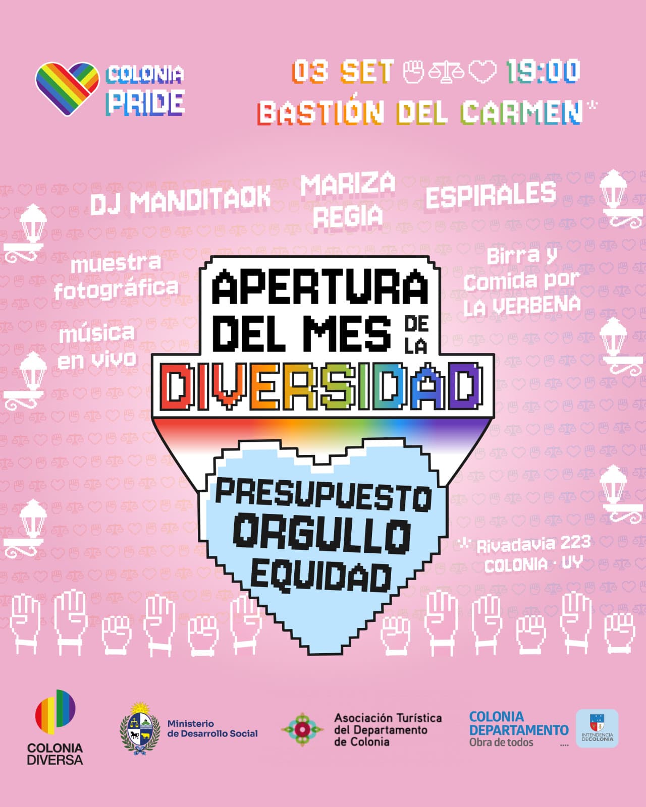 Apertura del Mes de la Diversidad en Colonia