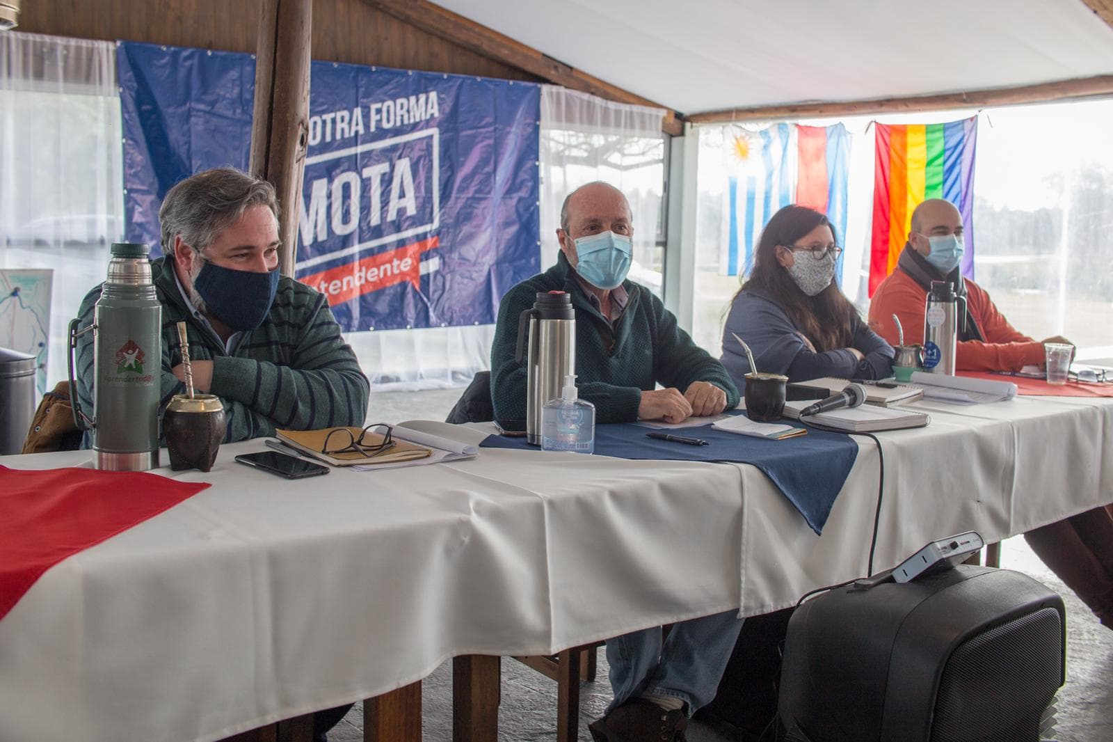 Mota reunió a sus equipos de Programa