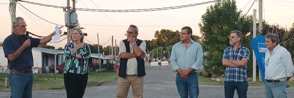 Nueva Helvecia inauguró la calle “Dr. Roald Humbert Gugelmeier Ihlenfeld”