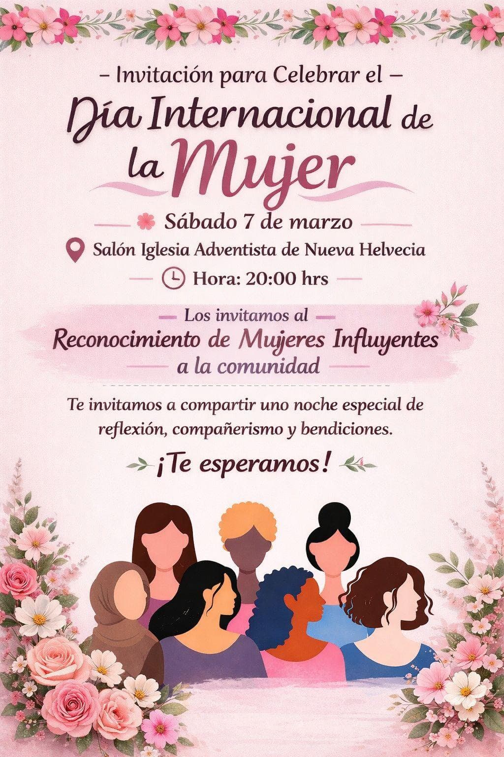 En Nueva Helvecia se realizarán reconocimientos a referentes locales por Día Internacional de la Mujer
